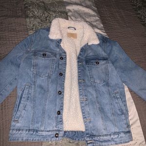 Cotton On 91 Denim Fur Jacket.